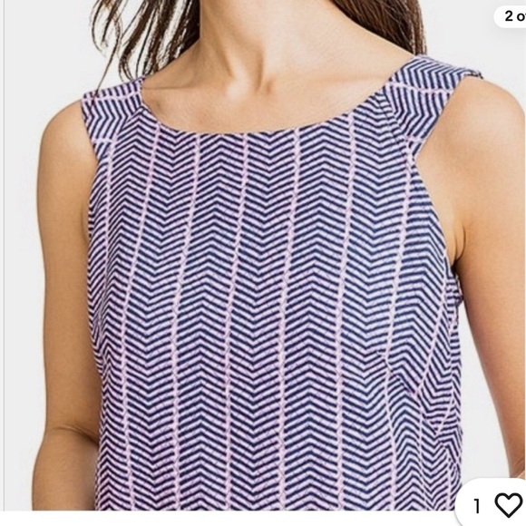 Southern Tide Purple and White Striped Mini Dress - Picture 2 of 7